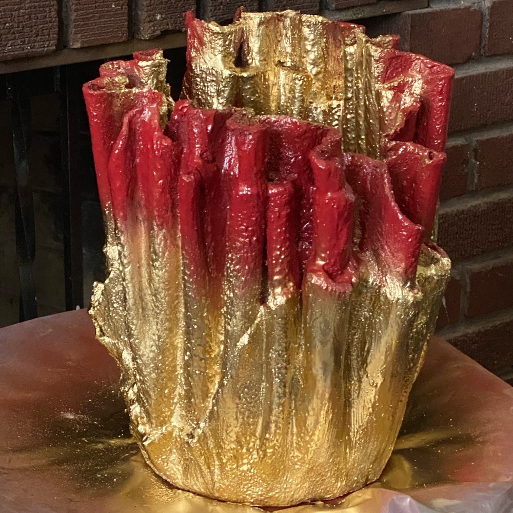 “SOLD” Hand Made Cement Planters-Med Sized Planter